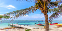 Mahahual, Mexico, beach in Mahahual, Caribbean ocean, Mexican Caribbean