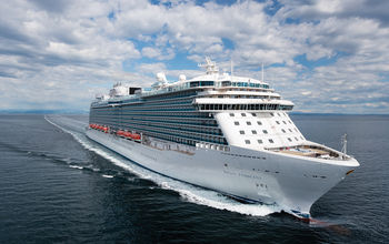 Aerial view of the Regal Princess