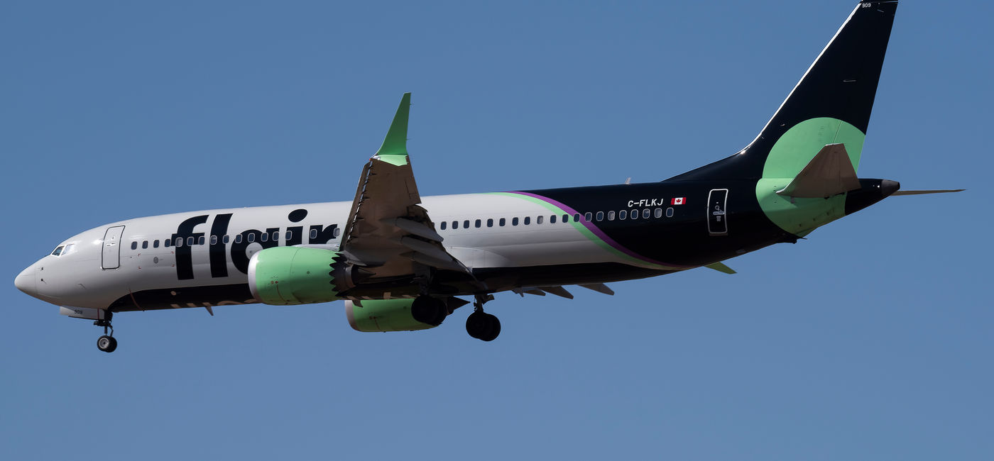 Image: Flair Airlines is in hot water. (Photo Credit: robin/Adobe)