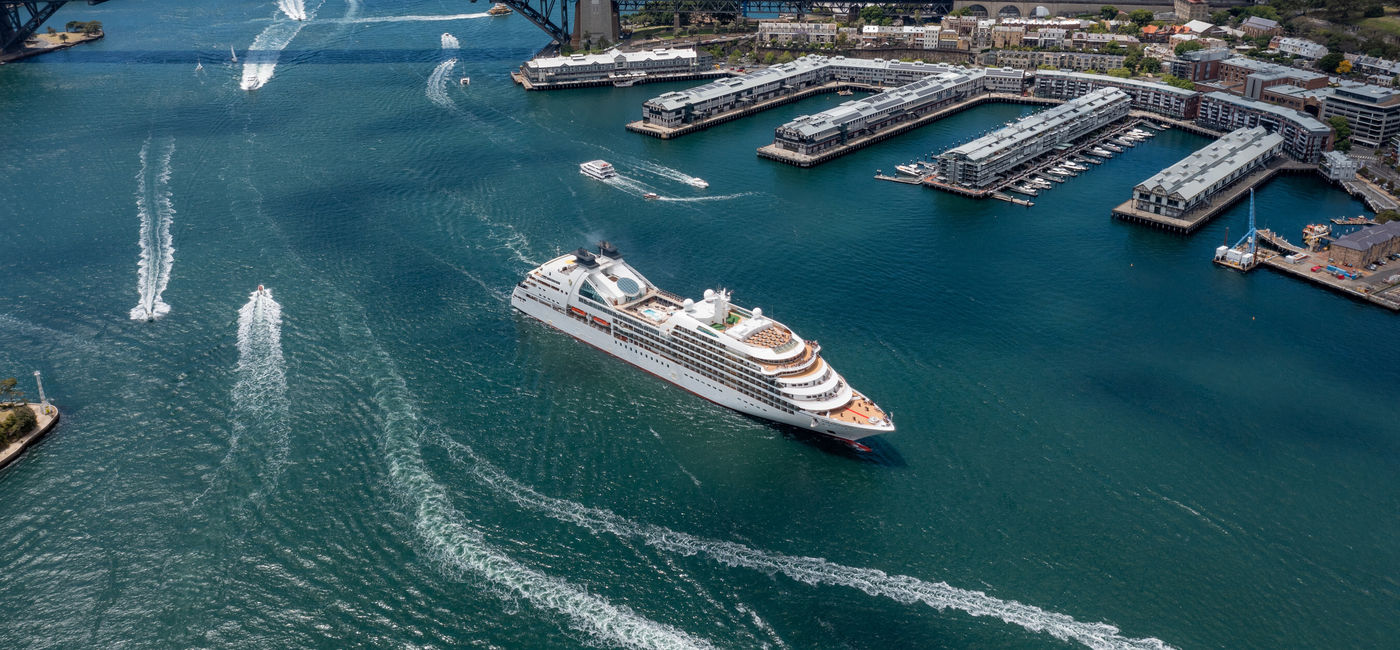 Image: The Seabourn Quest sailing in Australia. (Photo Credit: Seabourn)