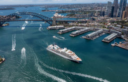 The Seabourn Quest sailing in Australia.