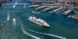 The Seabourn Quest sailing in Australia.