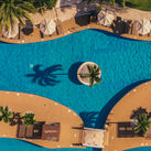 An aerial view of the Iberostar Selection Riviera Cancun