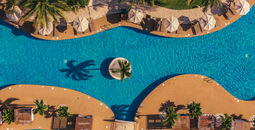 An aerial view of the Iberostar Selection Riviera Cancun
