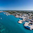 Aerial view of Nassau and Paradise Island