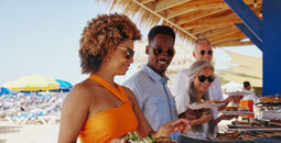 Beach barbecue