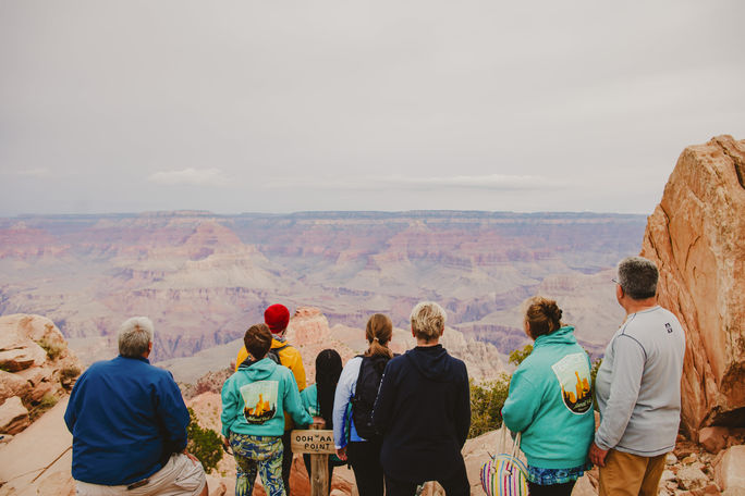Intrepid Travel at the Grand Canyon.
