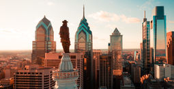 The Philadelphia skyline