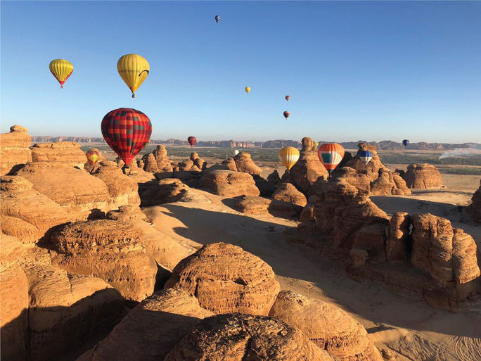 AlUla, Saudi Arabia, hot air balloons