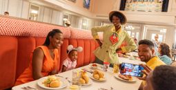 The 1900 Park Fare restaurant's character experiences.