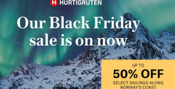 Hurtigruten’s Black Friday Sale