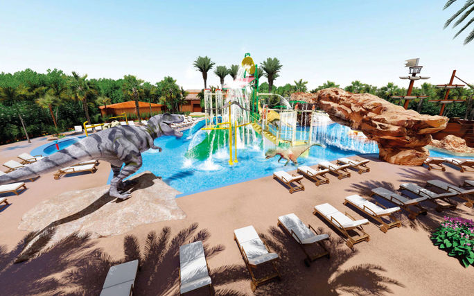Planet Hollywood Cancun Jurassic Splash Pad Planet Hollywood Cancun Jurassic Splash Pad