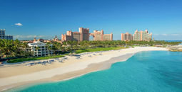 Aerial view of Atlantis Paradise Island Royal Cove Reef