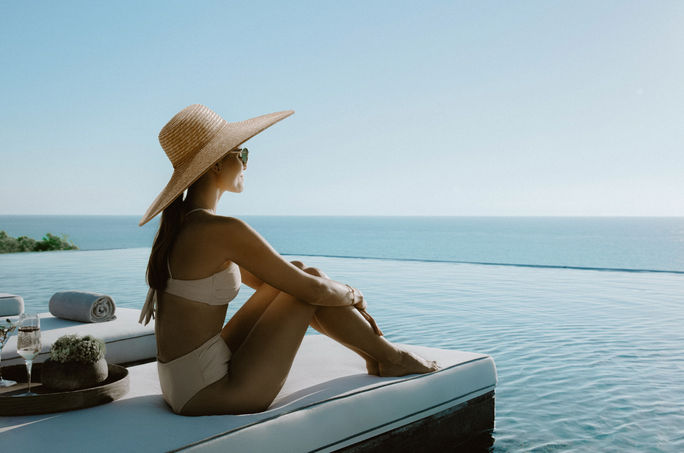 Woman on a daybed Woman on a daybed