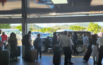 Airport travelers
