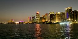 Skyscrapers along the ocean