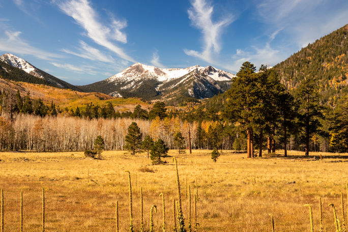 San Francisco Peaks in Flagstaff, Arizona