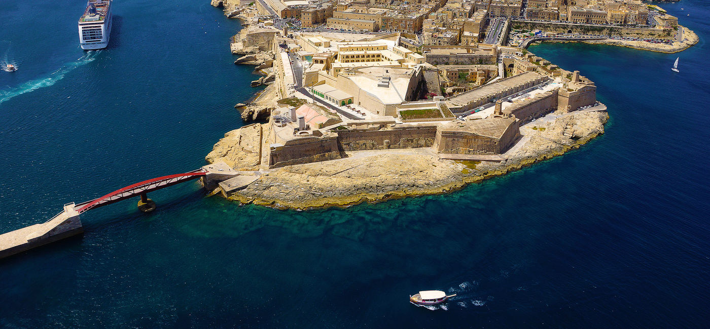 Image: An aerial view of Valletta, Malta. (Photo Credit: Malta Tourism Authority)