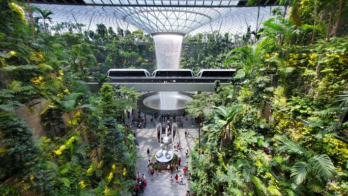 Inside of Singapore Changi Airport Inside of Singapore Changi Airport