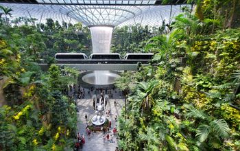 Inside of Singapore Changi Airport