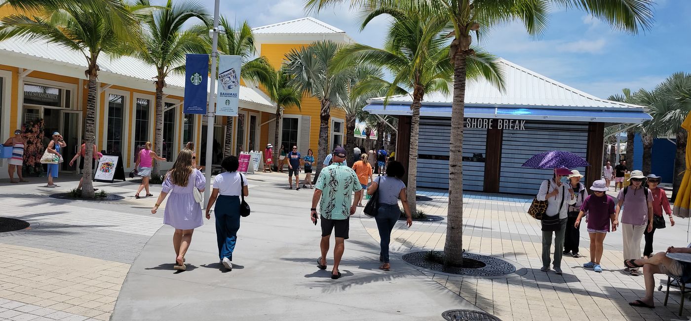 Image: The Nassau Cruise Port will add a $35 million water park, said officials. (Photo by Brian Major)