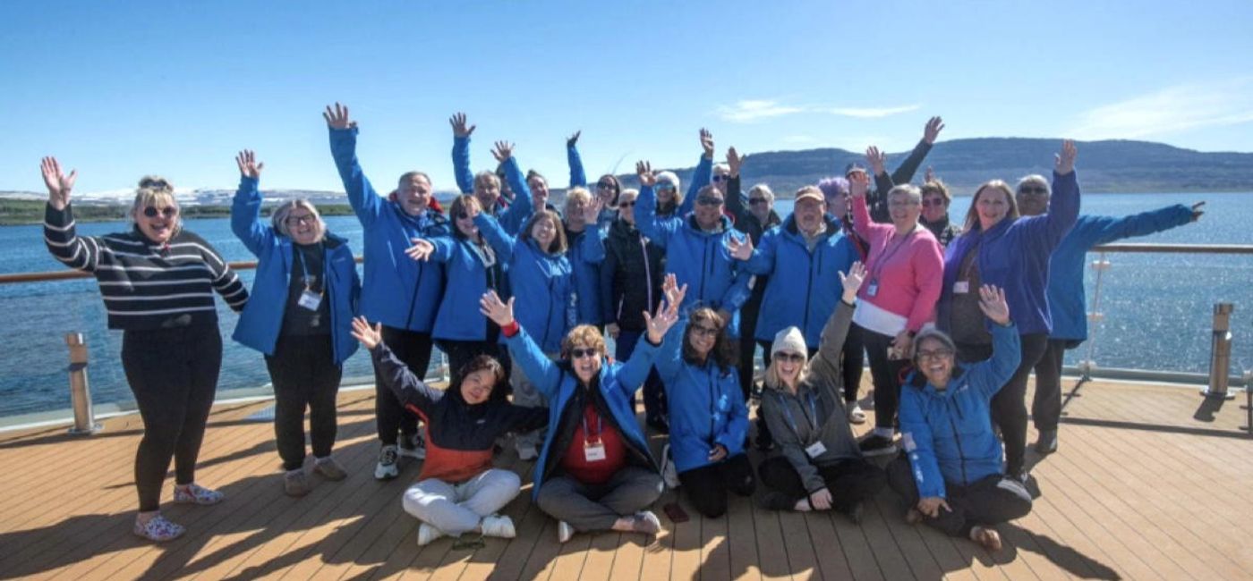 Image: Advisors on the ACTA Aurora Expedition cruise in Iceland. (Photo Credit: ACTA/supplied)