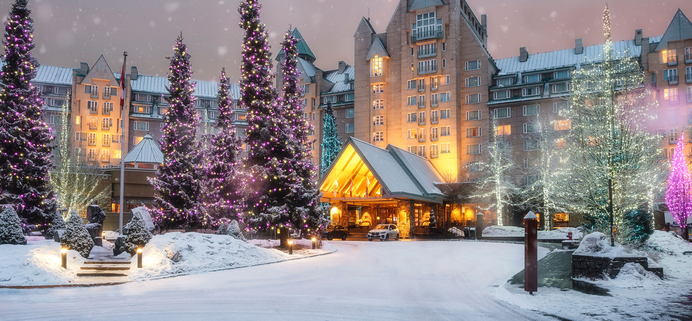 Image: The storybook exterior of the Fairmont Chateau Whistler (Photo Credit: Fairmont Chateau Whistler)