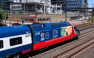 Freedom250 NextGen Acela train