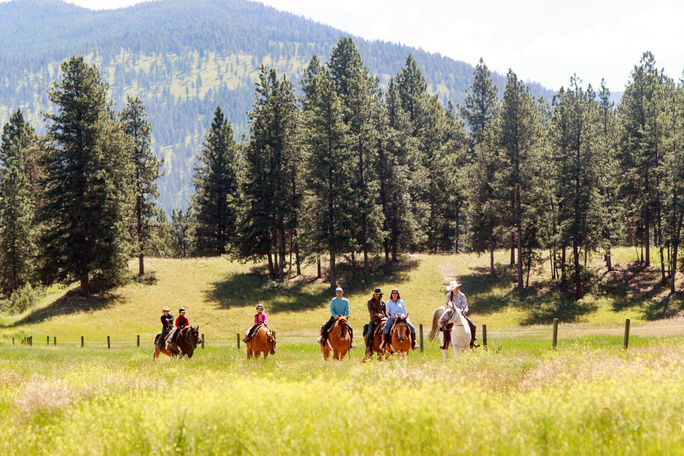 Summer Ride at Paws Up Montana Summer Ride at Paws Up Montana