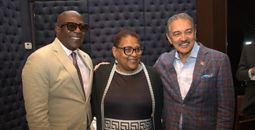 Dean Fenton, Brenda O’Neale and the Honorable Charles Fernandez.