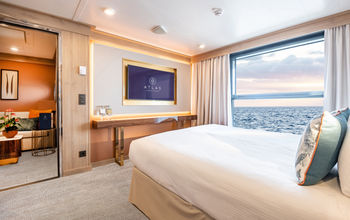 Atlas Ocean Voyages' Deluxe Horizon suite
