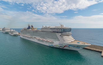 Norwegian Epic docked in Italy