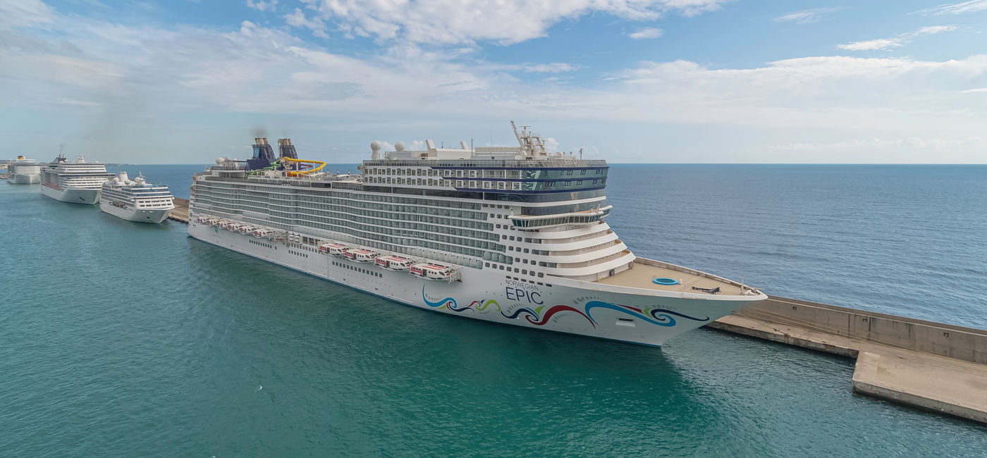 Image: Norwegian Epic docked in Italy. (Photo Credit: Adobe/ODIN Daniel)