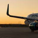 Frontier Airlines aircraft on the tarmac