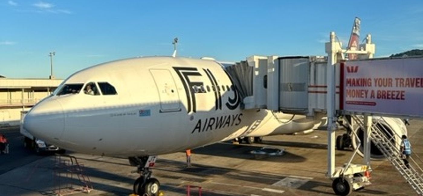 Image: Le vol inaugural Vancouver-Fiji à son arrivée à Nadi (Photo Credit: Le vol inaugural Vancouver-Fiji à son arrivée à Nadi)