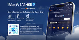 Disney Weather Check, a collaboration with AccuWeather