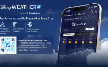 Disney Weather Check, a collaboration with AccuWeather