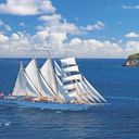 Star Clipper ships feature teak decks and modern amenities