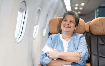 Older woman traveller