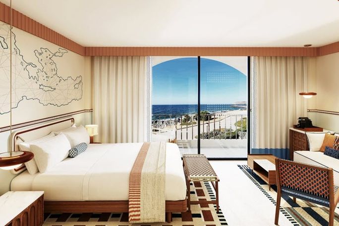 Rendering of Le Méridien Sissi Crete Rendering of Le Méridien Sissi Crete