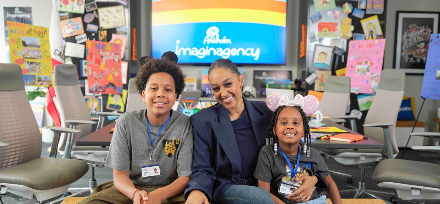 Image: Anaheim launches kid-run travel agency dubbed “Imaginagency” with mom and actress Tia Mowry.