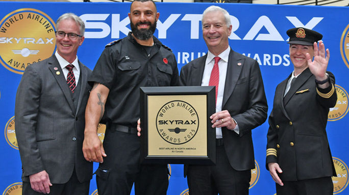 Skytrax Air Canada best airline in North America