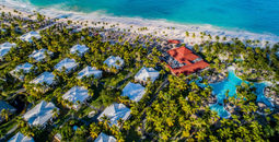 An aerial view of the Caribe Deluxe Princess