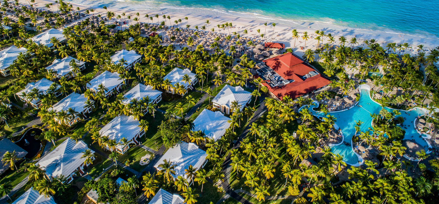 Image: An aerial view of the Caribe Deluxe Princess (Photo Credit: Princess Hotels & Resorts)