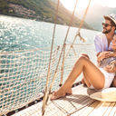 Couple on a cruise