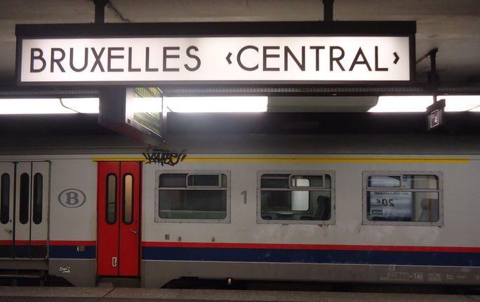 Brussels Central Station, Belgium, Train