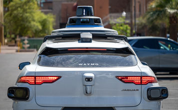 A Waymo self-driving car in Phoenix, Arizona
