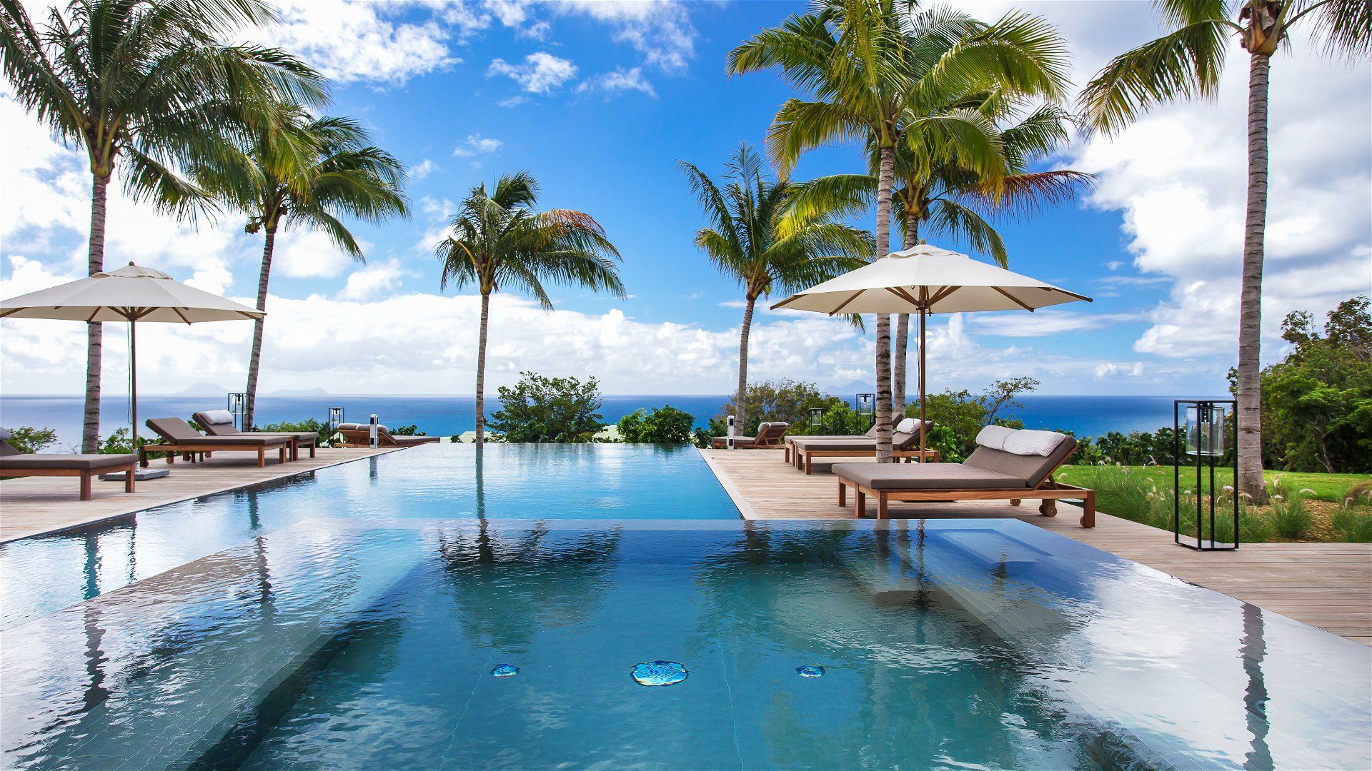 Experience Unparalleled Luxury Haute Retreats Reveals The Hottest   Pool Terrace At Villa Blanc Bleau St. Barts 