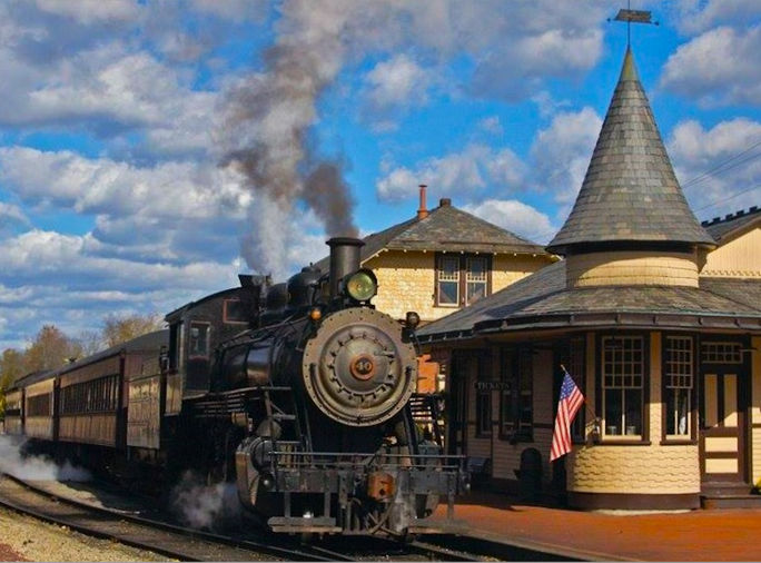1891 New Hope Witch's Hat Train Station