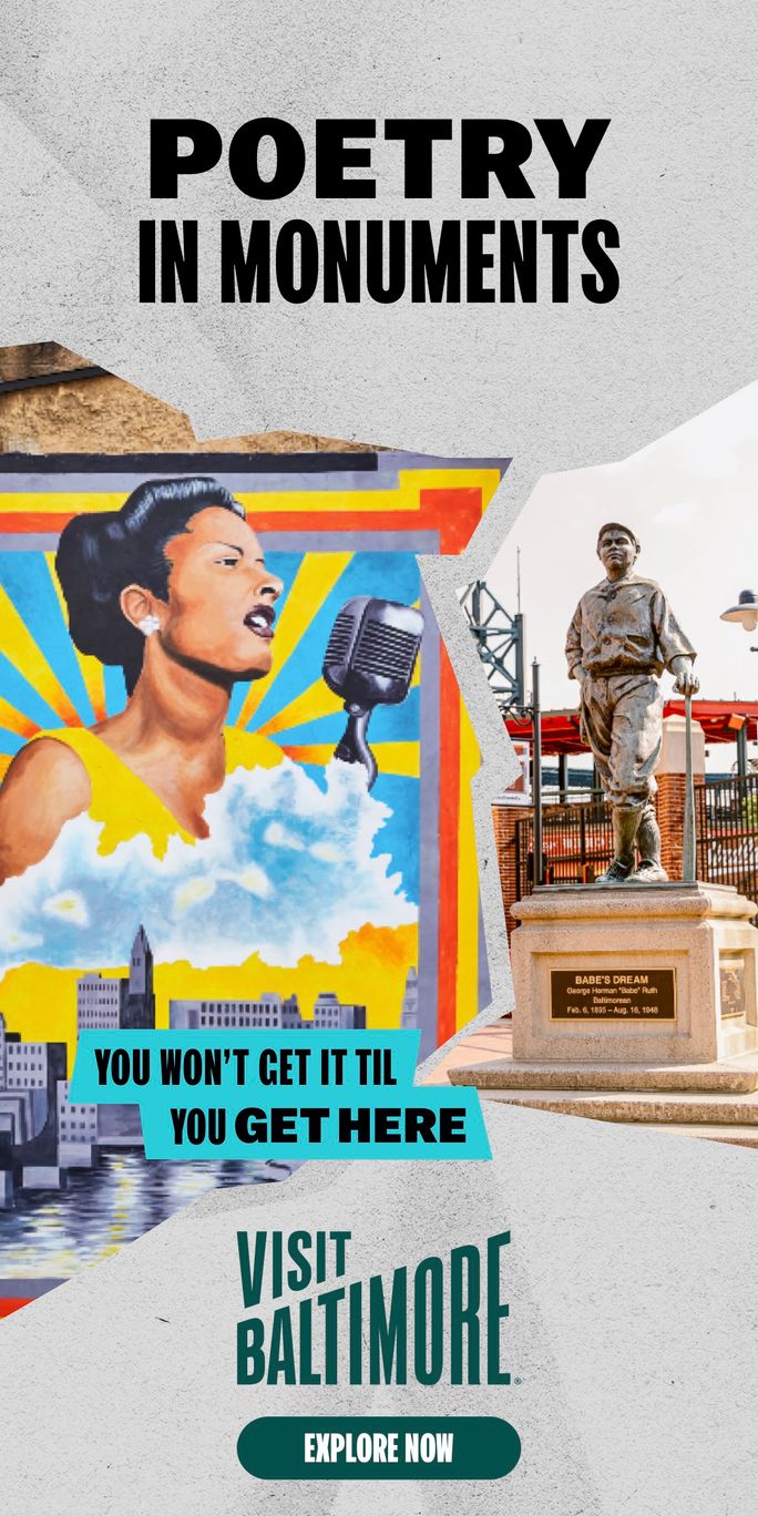 'Poetry in Monuments' headline visual